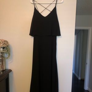 ANGL mid-low black dress new never worn